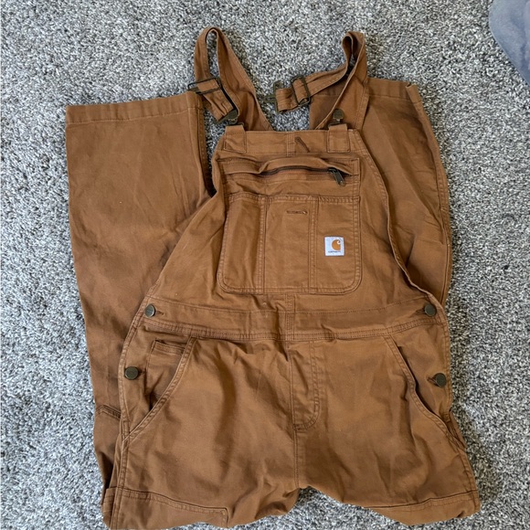 Carhartt Brown Overalls - Picture 2 of 3